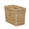 Household Essentials 17" Hyacinth Wide Side by Side Magazine Rack